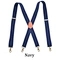 X-Type Suspender Four Clip Hooks Buckle Strap