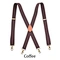 X-Type Suspender Four Clip Hooks Buckle Strap